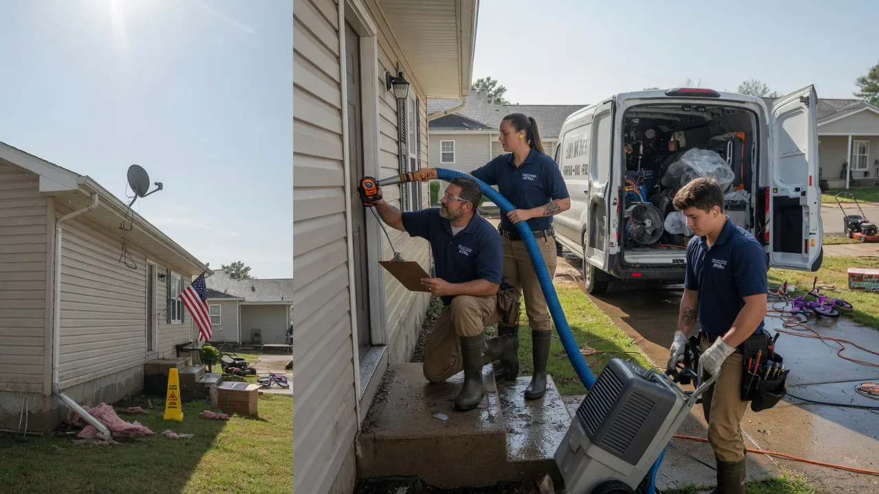 Ceiling Water Damage Restoration in Onaka, SD near me